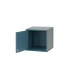 Boxie 1 ușă dulap de perete 40x40x37 cm albastru petrol