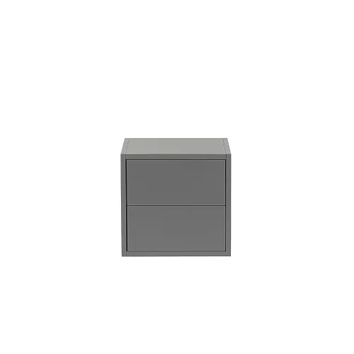 Boxie dulap de perete cu 2 sertare 40x40x37 cm antracit