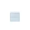 Boxie 2 sertare dulap de perete 40x40x37 cm albastru