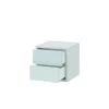 Boxie 2 sertare dulap de perete 40x40x37 cm albastru