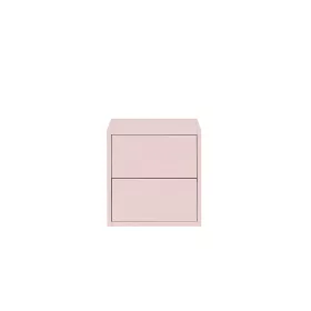 Boxie 2 sertare dulap de perete 40x40x37 cm roz