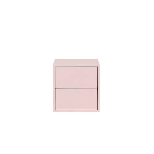 Boxie 2 sertare dulap de perete 40x40x37 cm roz