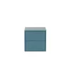Boxie 2 sertare dulap de perete 40x40x37 cm albastru petrol
