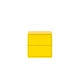 Boxie dulap de perete cu 2 sertare 40x40x37 cm galben
