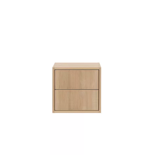 Boxie dulap de perete cu 2 sertare 40x40x37 cm stejar sonoma