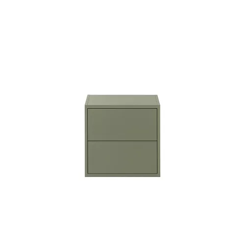 Boxie dulap de perete cu 2 sertare 40x40x37 cm verde