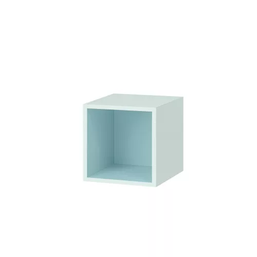 Boxie dulap de perete deschis 40x40x37 cm albastru