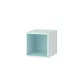 Boxie dulap de perete deschis 40x40x37 cm albastru