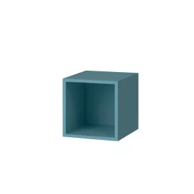 Boxie dulap de perete deschis 40x40x37 cm albastru petrol