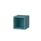 Boxie dulap de perete deschis 40x40x37 cm albastru petrol