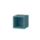 Boxie dulap de perete deschis 40x40x37 cm albastru petrol