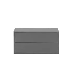 Boxie dulap de perete cu 2 sertare 40x80x37 cm antracit