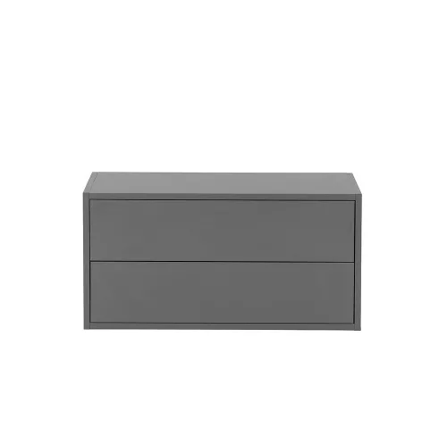 Boxie dulap de perete cu 2 sertare 40x80x37 cm antracit