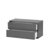 Boxie dulap de perete cu 2 sertare 40x80x37 cm antracit