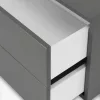 Boxie dulap de perete cu 2 sertare 40x80x37 cm antracit