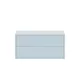 Boxie 2 sertare dulap de perete 40x80x37 cm albastru
