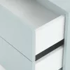 Boxie 2 sertare dulap de perete 40x80x37 cm albastru