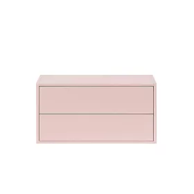 Boxie 2 sertare dulap de perete 40x80x37 cm roz