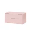 Boxie 2 sertare dulap de perete 40x80x37 cm roz