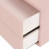 Boxie 2 sertare dulap de perete 40x80x37 cm roz