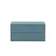 Boxie 2 sertare dulap de perete 40x80x37 cm albastru petrol