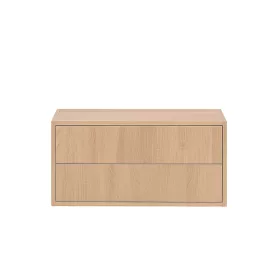 Boxie dulap de perete cu 2 sertare 40x80x37 cm stejar sonoma