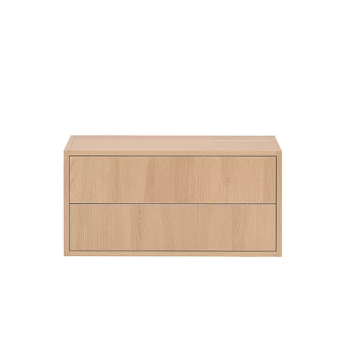 Boxie dulap de perete cu 2 sertare 40x80x37 cm stejar sonoma