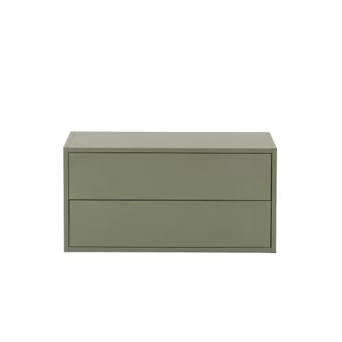 Boxie dulap de perete cu 2 sertare 40x80x37 cm verde