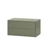 Boxie dulap de perete cu 2 sertare 40x80x37 cm verde