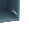 Boxie 1 ușă dulap de perete 80x40x37 cm albastru petrol