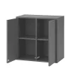 Boxie 2 uși dulap de perete 80x80x37 cm antracit