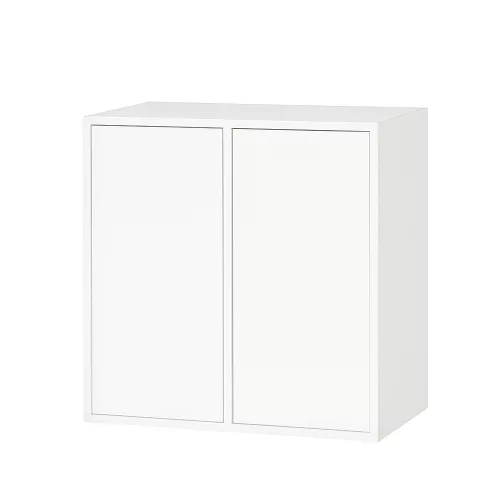 Boxie 2 uși dulap de perete 80x80x37 cm alb