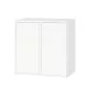 Boxie 2 uși dulap de perete 80x80x37 cm alb