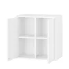 Boxie 2 uși dulap de perete 80x80x37 cm alb
