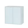 Boxie 2 uși dulap de perete 80x80x37 cm albastru