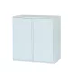 Boxie 2 uși dulap de perete 80x80x37 cm albastru