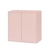 Boxie 2 uși dulap de perete 80x80x37 cm roz