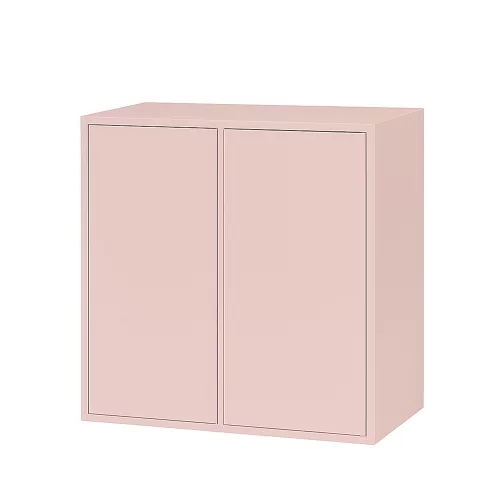 Boxie 2 uși dulap de perete 80x80x37 cm roz