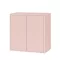 Boxie 2 uși dulap de perete 80x80x37 cm roz