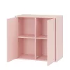 Boxie 2 uși dulap de perete 80x80x37 cm roz