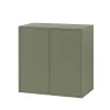 Boxie 2 uși dulap de perete 80x80x37 cm verde