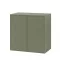 Boxie 2 uși dulap de perete 80x80x37 cm verde
