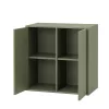 Boxie 2 uși dulap de perete 80x80x37 cm verde
