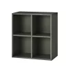 Boxie dulap de perete deschis 80x80x37 cm antracit