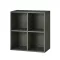 Boxie dulap de perete deschis 80x80x37 cm antracit