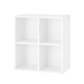 Boxie dulap de perete deschis 80x80x37 cm alb