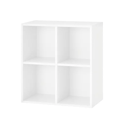 Boxie dulap de perete deschis 80x80x37 cm alb