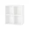 Boxie dulap de perete deschis 80x80x37 cm alb