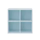 Boxie dulap de perete deschis 80x80x37 cm albastru