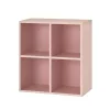 Boxie dulap de perete deschis 80x80x37 cm roz